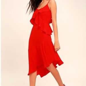 NWT‼️ Adelyn Rae Red Midi Dress ❤️